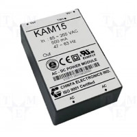 Converter: AC/DC; 25.2W; 85 to 264VAC; Usup: 120 to 370VDC; Uout: 12VDC