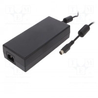 Power supply: switched-mode; 12VDC; 8.33A; Out: 5,5/2,1; 100W; 83%