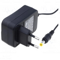 Power supply: switched-mode; constant voltage; 12VDC; 1.5A; 18W