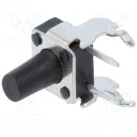 Microswitch TACT; SPST; Pos: 2; 0.05A/12VDC; THT; 2.6N; 12x12x3.5mm