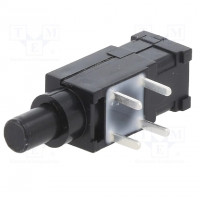 Switch: push-button; Pos: 2; DPDT; 3A/250VAC; 4A/30VDC; ON-ON; IP40