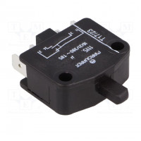 Switch: door; Pos: 2; SPDT; 5A/250VAC; Leads: 4,8x0,5mm connectors
