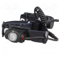 Torch: LED headtorch; waterproof; 22h; 325lm; HARDCASE
