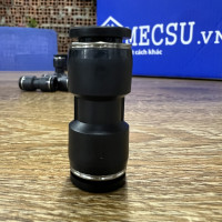 Đầu Nối Khí Thẳng Phi 10 mm Đen Airtac PU10D