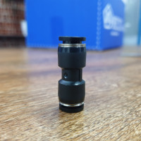 Đầu Nối Khí Thẳng Phi 8 mm Đen Airtac PU8D