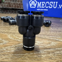 Đầu Nối Khí Chữ Y Phi 8 mm Đen Airtac PY8D