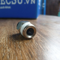 Đầu Nối Khí Thẳng Ren Ngoài Phi 12 mm - PT1/2 Đen Airtac PC1204D