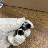 Đầu Nối Hơi 2 Đầu Siết Thành Phi 8 mm - M16 Đen Airtac PM8D