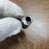 Đầu Nối Khí Cong Ren Ngoài Phi 8 mm - PT1/8 Đen Airtac PL801D