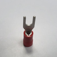 Đầu Cosse Chĩa Chữ Y Cách Điện 0.5-1.5 mm2 KST Màu Đỏ SV1-3.2