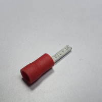 Đầu Cosse Pin Dẹp Cách Điện 0.5-1.5 mm2 KST DBV1-10 Màu Đỏ