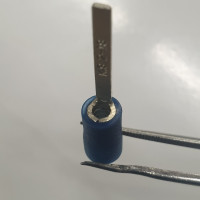 Đầu Cosse Pin Dẹp Cách Điện 1.5-2.5 mm2 KST DBV2-18 Màu Xanh Dương