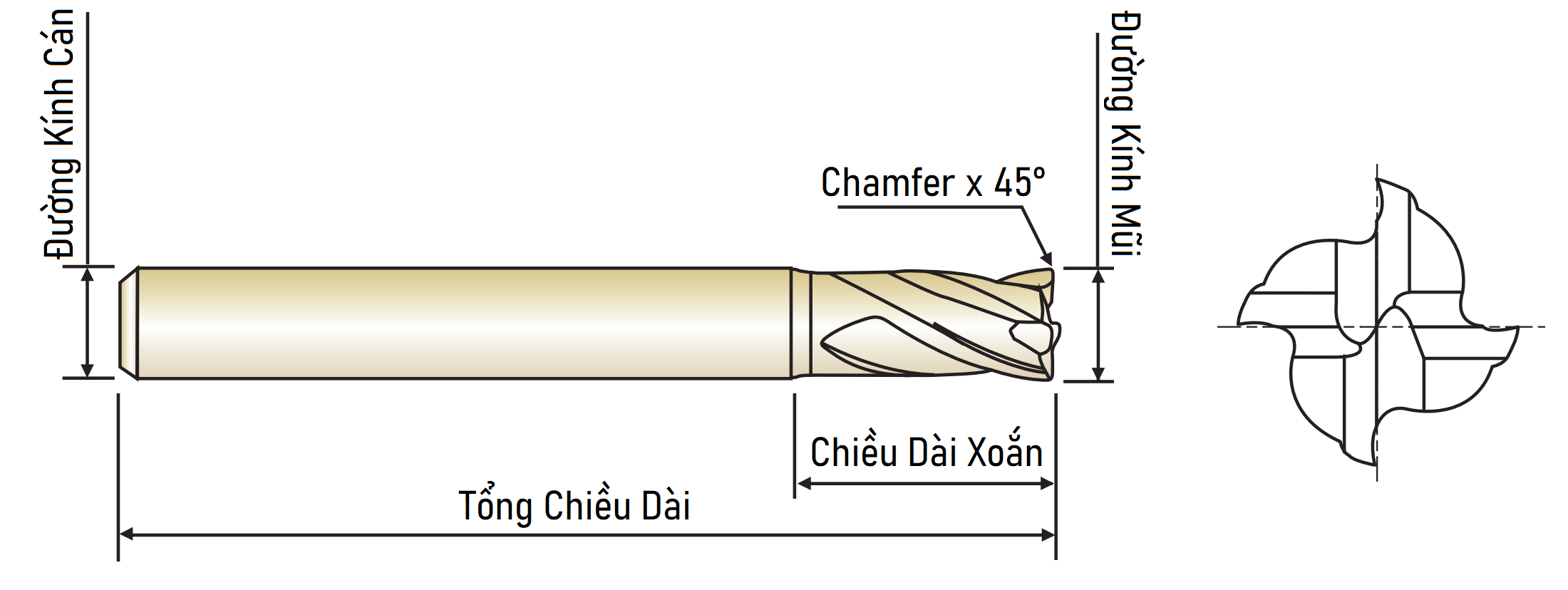 Dao Phay GVSE4 FCT 4 me 3xC4_drawing