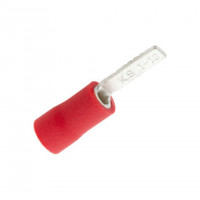 Đầu Cosse Pin Dẹp Cách Điện 0.5-1.5 mm2 KST DBV1-18 Màu Đỏ