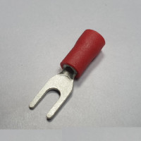 Đầu Cosse Chĩa Chữ Y Cách Điện 0.5-1.5 mm2 KST Màu Đỏ SVL1-3.7