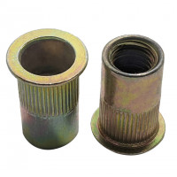 Tán Rút (Nutsert) Thép Mạ Kẽm 7 Màu M3x9 (25Cái/Bịch)