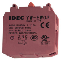 Tiếp Điểm Phụ IDEC YW-EW02 Màu Đỏ Tía 2NC