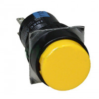 Nút nhấn-nhả tròn, có đèn IDEC 24V màu vàng