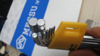 Bộ Cây Vặn Lục Giác Bi Loại Dài 9 Chi Tiết 1.5-10mm Asahi AQKS910