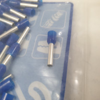 Đầu Cosse Pin Rỗng Bọc Nhựa 2.5 mm2 KST Màu Xanh Dương E2512
