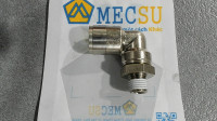 Đầu Nối Nhanh Khí Nén Cong 90° OD 12mm Ren Ngoài R1/4 Pisco KL12-02