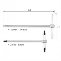 Cần Siết Chữ T Đầu Lục Giác 3mm Toptul AGDB0313
