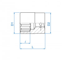 Đầu Tuýp 3/8 Inch 3/8 Inch Kingtony DL 333012S