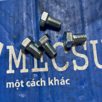 Bulong Đầu Lục Giác Thép Mạ Kẽm Trắng Cr3+ GR 5 UNC 1/2-13 x 3/4