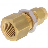 Đầu Ngạnh Nối Ống Có Đai Ốc Xiết Dạng Lắp Vách Ren Trong Pisco NKMF1290-03