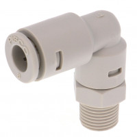 Đầu Nối Nhanh Khí Nén Dạng Cong 90° Ren Ngoài Pisco APL8-03-TP-C