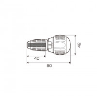 Cán Tua Vít Có Chốt Điều Chỉnh Đa Năng 1/4 inch Anex No.397-H