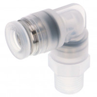 Đầu Nối Nhanh Khí Nén Dạng Cong 90° Ren Ngoài Pisco PPL8-03-UC