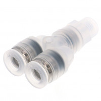 Đầu Nối Nhanh Khí Nén Dạng Chữ Y Ren Ngoài Pisco PPX8-02