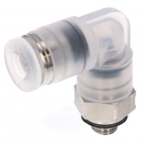 Đầu Nối Nhanh Khí Nén Dạng Cong 90° Ren Ngoài Pisco PPL6-M5SUS-UC