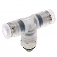 Đầu Nối Nhanh Khí Nén Dạng Chữ T Ren Ngoài Pisco PPB4-M3SUS