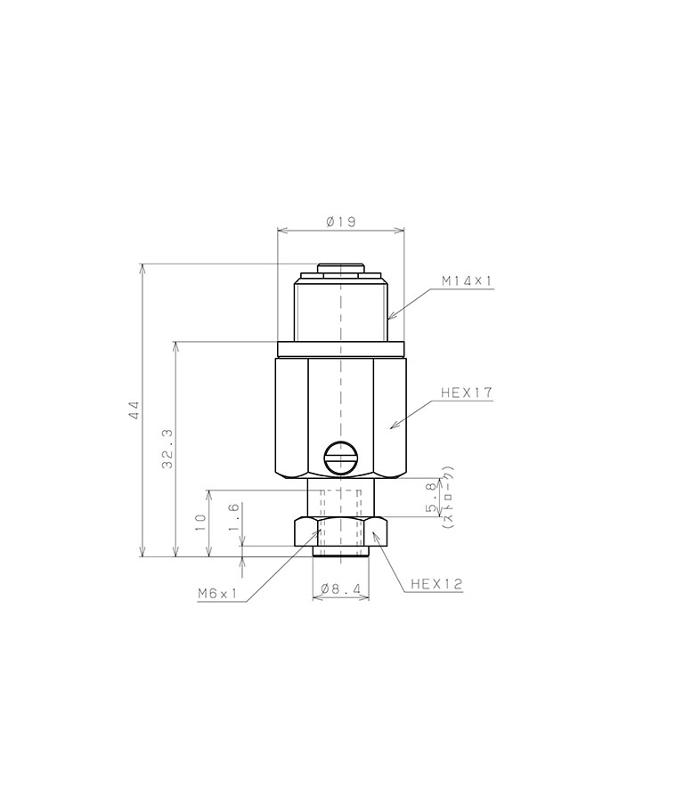 Bộ Nấm Hút Chân Không Hình Oval Và Giá Đỡ, Cao Su Nitrile - NBR,  O.D 6x30 mm, Pisco VPF6x30EN_drawing