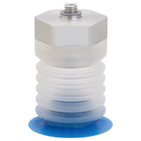 Bộ Nấm Hút Chân Không Và Giá Đỡ Ngành Bao Bì, Silicone, O.D 20 mm, Pisco VPE20PBS45-M5-MF