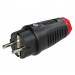 Phích cắm bằng nhựa PCE chịu va đập 16A-250V-2P+E-IP54