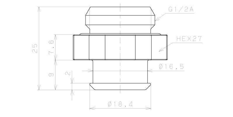 Bộ Nấm Hút Chân Không Và Giá Đỡ Ngành Bao Bì, Silicone, O.D 50 mm, Pisco VPE50PBS23-G4-MF_drawing