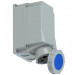 Ổ cắm gắn nổi PCE màu xanh-trắng 125A-230V-3P-6H-IP66/67