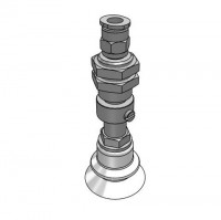 Bộ Nấm Hút Chân Không Và Giá Đỡ, Silicone, O.D 30 mm, Pisco VPC30-10BS-6J