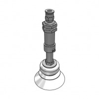 Bộ Nấm Hút Chân Không Và Giá Đỡ, Silicone, O.D 50 mm, Pisco VPC50-20BS-6J