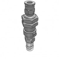 Bộ Nấm Hút Chân Không Và Giá Đỡ, Silicone, O.D 10 mm, Pisco VPC10-6BS-6J