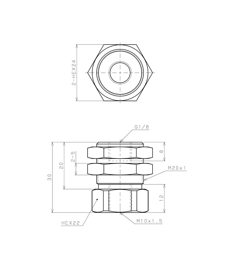 Bộ Nấm Hút Chân Không Và Giá Đỡ, Nitrile, O.D 60 mm, Pisco VPA60BN-G1_drawing