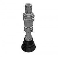 Bộ Nấm Hút Chân Không Và Giá Đỡ, Silicone Dẫn Điện, O.D 30 mm, Pisco VPC30-15BSE-6J