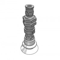 Bộ Nấm Hút Chân Không Và Giá Đỡ, Silicone, O.D 30 mm, Pisco VPC30-6BS-6J