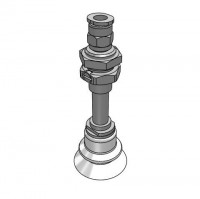 Bộ Nấm Hút Chân Không Và Giá Đỡ, Silicone, O.D 30 mm, Pisco VPOC30-20BS-6J