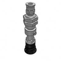 Bộ Nấm Hút Chân Không Và Giá Đỡ, Nitrile, O.D 20 mm, Pisco VPC20-10BN-6J