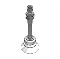 Bộ Nấm Hút Chân Không Và Giá Đỡ, Silicone, O.D 50 mm, Pisco VPOC50-40BS-6J