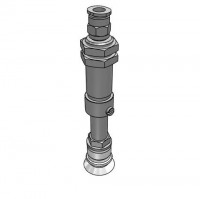 Bộ Nấm Hút Chân Không Và Giá Đỡ, Silicone, O.D 20 mm, Pisco VPC20-20BS-6J